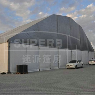 White Waterproof Industrial Aluminum Frame Tent For Storage Warehouse