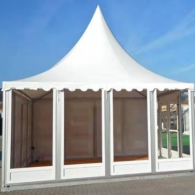 Pogada Aluminum Frame Tent With Glass Walls Party Events Customed