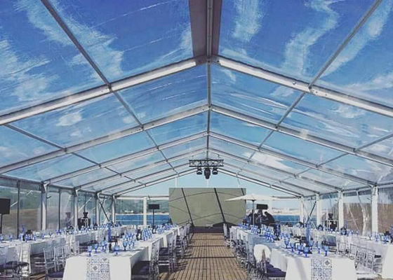 Luxury 40m 1000 People Transparent Marquee Tent For Business