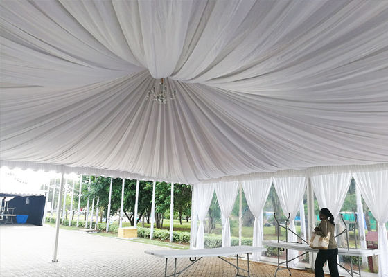 Rain proof Bline Tent Alpain Tent With Roof Rain gutters Commercial Party Tent 100 People Capacity