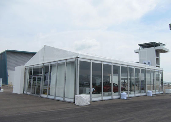 A Frame Aluminum 20x50m Outdoor Exhibition Tents With Glass Wall