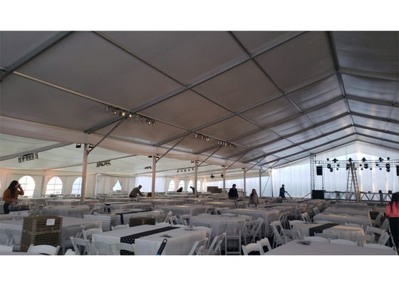 Big Luxury White 20m By 50m Aluminum Frame Tent For Wedding