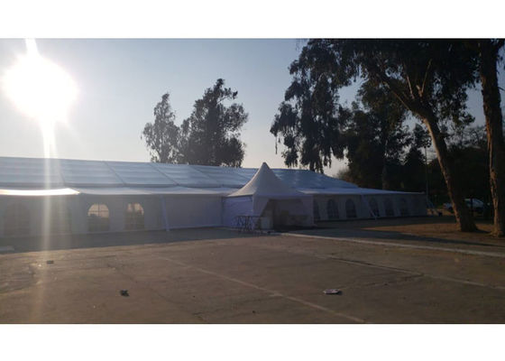 Big Luxury White 20m By 50m Aluminum Frame Tent For Wedding