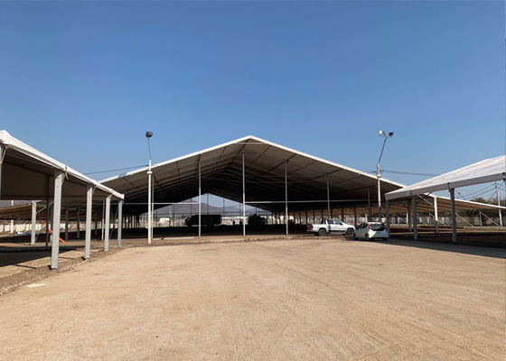 Outdoor 40m Warehouse Aluminum Frame Tent With Sandwitch Wall