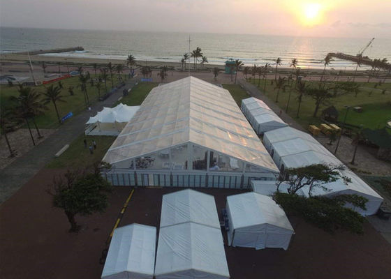 Aluminum 30x65m Curve Clear Span Tent For Event Sports