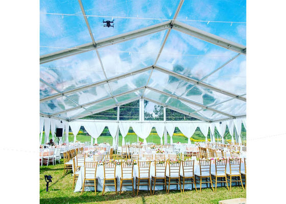 Aluminum Expandable 15x35m Clear Outdoor Tent for wedding