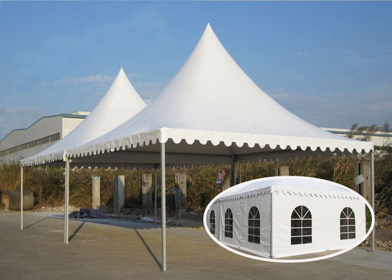 Rain proof Bline Tent Alpain Commerical Party Tent With Roof Rain gutters 100 People Capacity