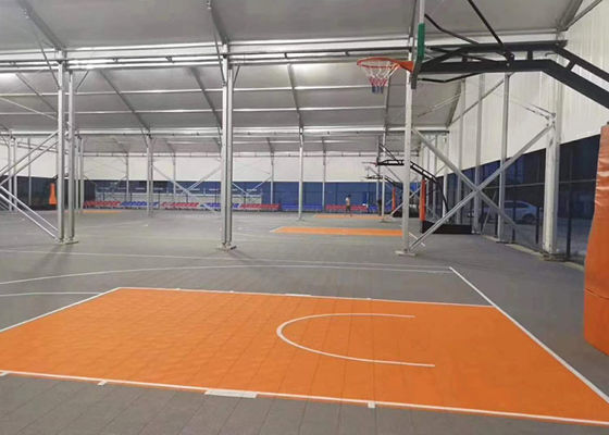 Aluminum 850g/Sqm 40m Outdoor Sports Tent For Basketball