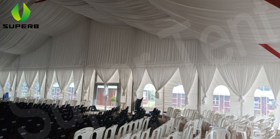 1500 People 20x40m Church Revival Tents 1000 Sqm For Meetings Party 3m To 60m