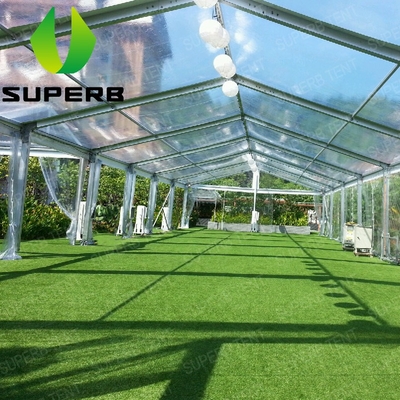 Clear Wedding 10m To 60m Aluminum Frame Tents Different Color For Choosing