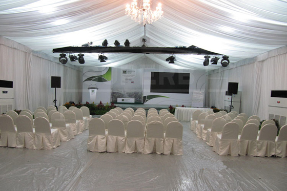400 people Outdoor Transparent Wedding Marquee Tent Waterproof PVC Fabric